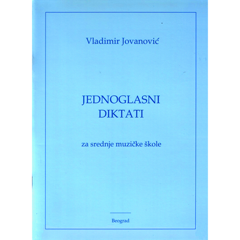 Jednoglasni Diktati - Vladimir Jovanović