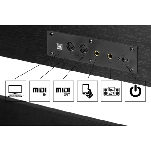 McGrey DP-18 SM E-PIANO MATTE BLACK