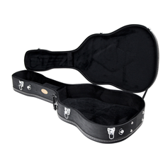 Rocktile 4/4 Deluxe Padded Guitar Case for Western Guitars Black