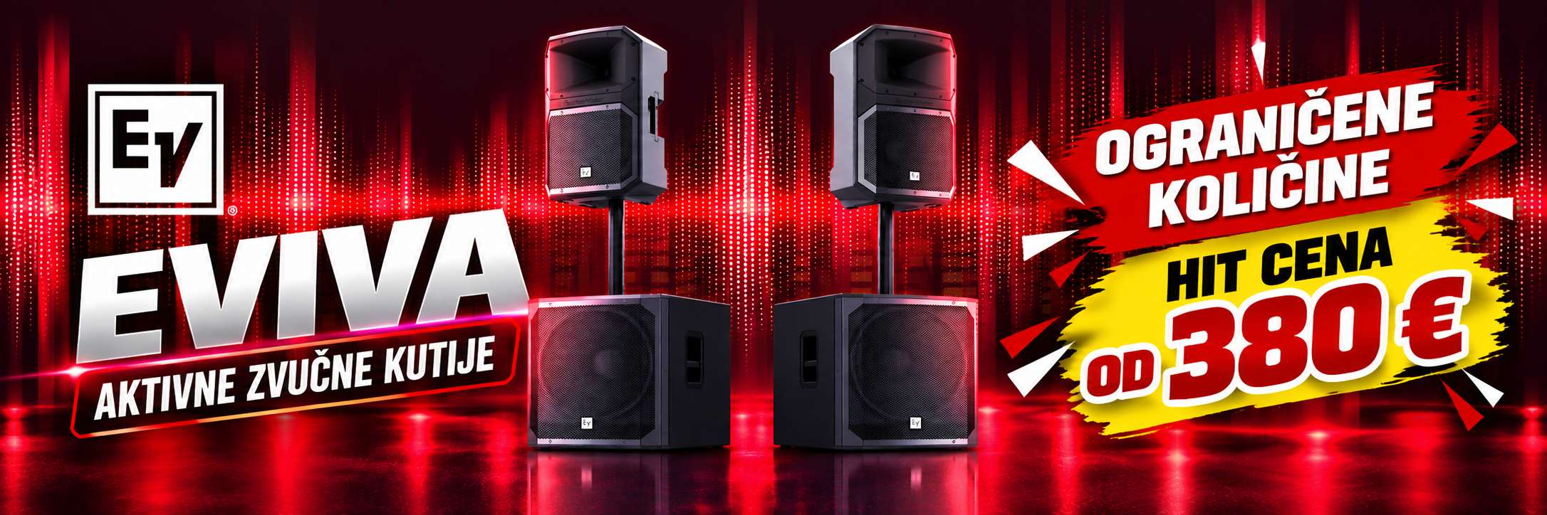 electro voice eviva aktivne zvucne kutije