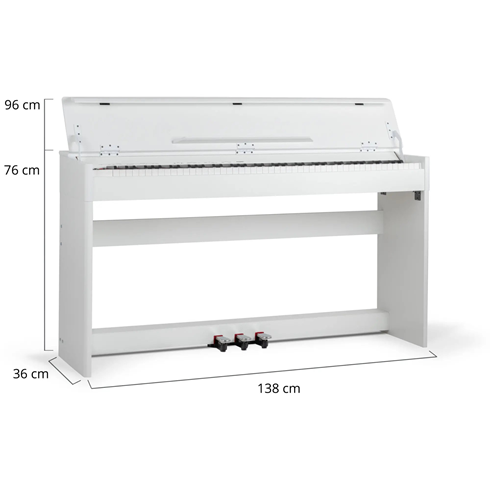 McGrey DP-18 WM electric piano matt white
