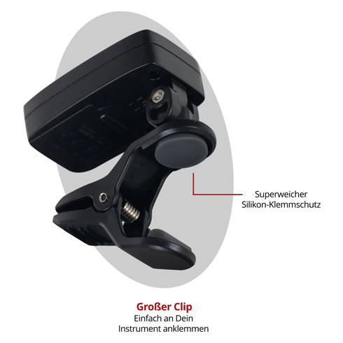 Rocktile 5-3C Three Color Clip-Tuner