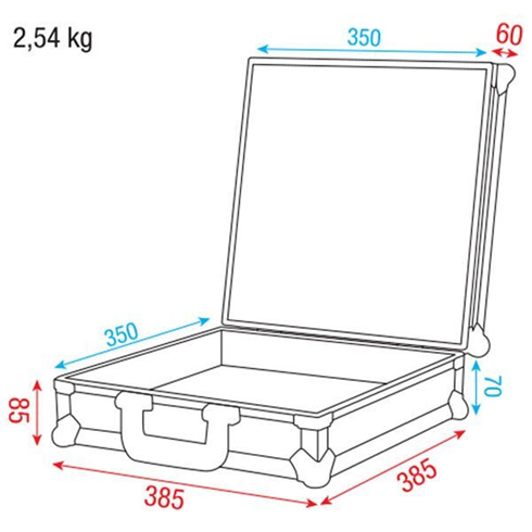 DAP Case for ER1193 Wireless mic