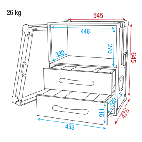 Showgear Wireless Microphone Case 2