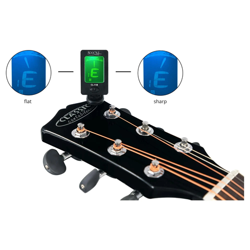 Rocktile CL-118 Clip Tuner, stimer za gitaru