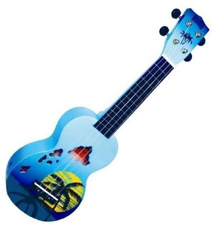 MAHALO HAWAII BLUE UKULELE