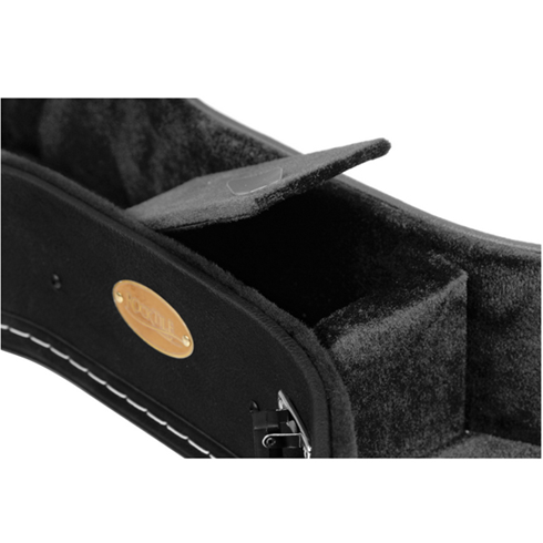 Rocktile 4/4 Deluxe Padded Guitar Case for Western Guitars Black