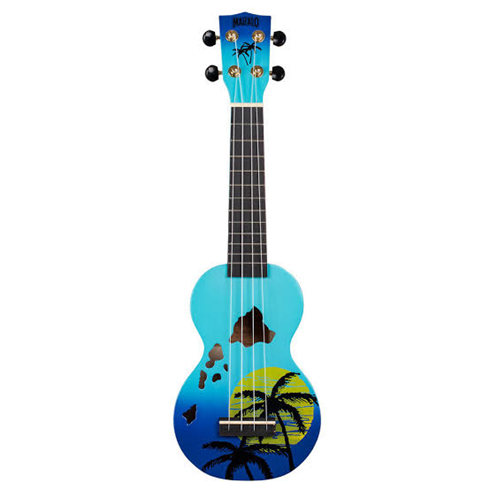 MAHALO HAWAII BLUE UKULELE