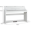 McGrey DP-18 WM electric piano matt white
