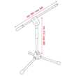 DAP Microphone Stand Ergo2