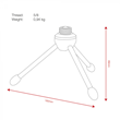 Showgear Desk Microphone Stand - Mini